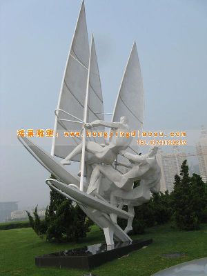 不銹鋼現(xiàn)代抽象雕塑|不銹鋼團(tuán)隊(duì)人物雕塑