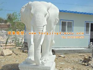 漢白玉石雕大象  漢白玉大象價(jià)格