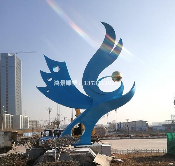 抽象鳳凰雕塑工程 抽象鳳凰雕塑工程