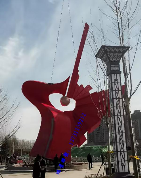 不銹鋼噴漆雕塑 不銹鋼噴漆雕塑