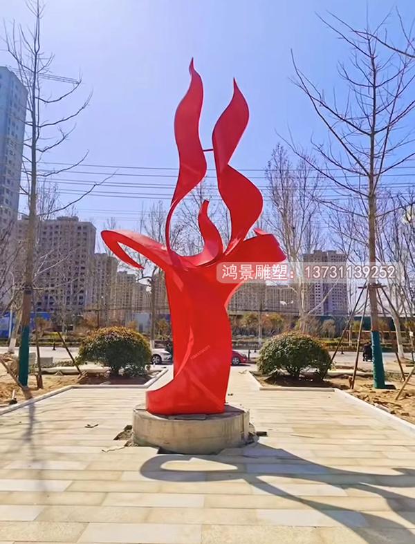小區景觀抽象造型花開富貴雕塑,不銹鋼花開富貴雕塑工程 小區景觀抽象造型花開富貴雕塑,不銹鋼花開富貴雕塑工程