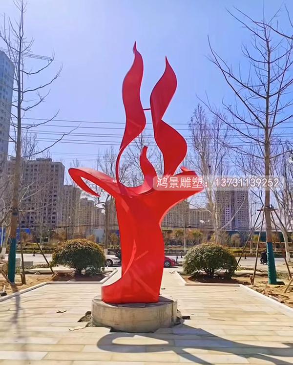 小區景觀抽象造型花開富貴雕塑,不銹鋼花開富貴雕塑工程 小區景觀抽象造型花開富貴雕塑,不銹鋼花開富貴雕塑工程